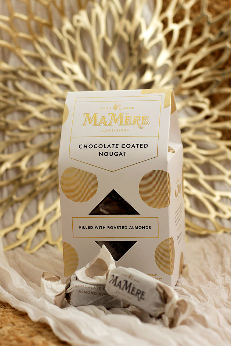 Choc Coated Almond Nougat Gift Box 220g