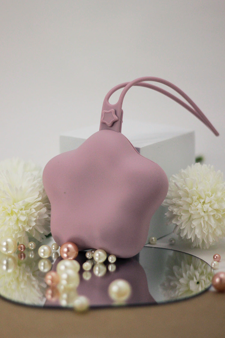 Silicone Pacifier Holder - Purple