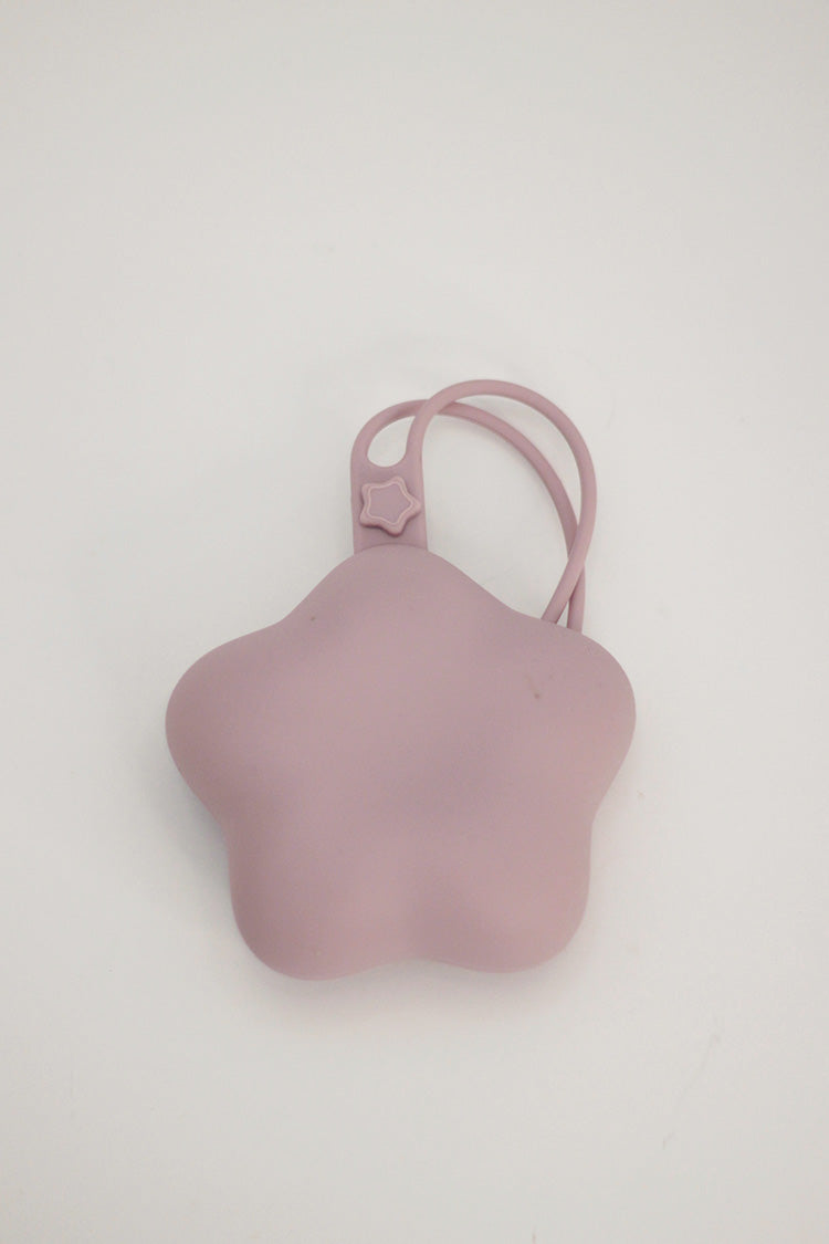 Silicone Pacifier Holder - Purple