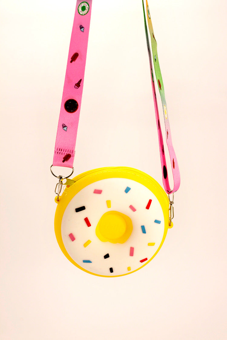 Silicone Round Doughnut Bag - Yellow