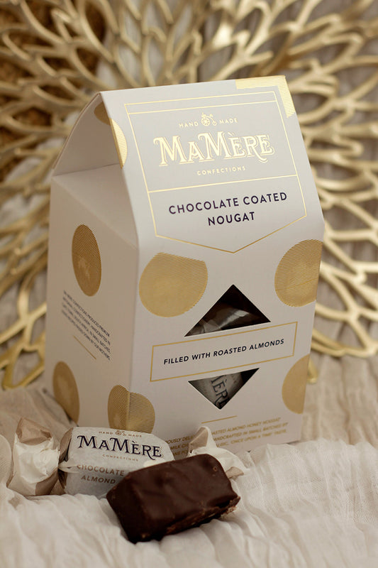 Choc Coated Almond Nougat Gift Box 220g