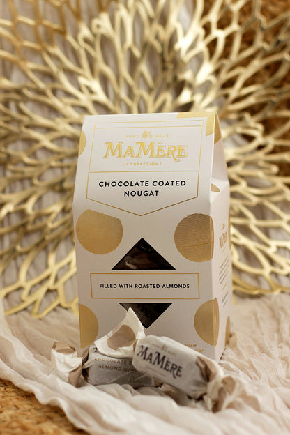 Choc Coated Almond Nougat Gift Box 220g