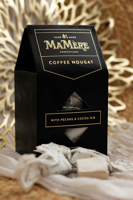 Coffee & Pecan Nougat Gift Box 150g