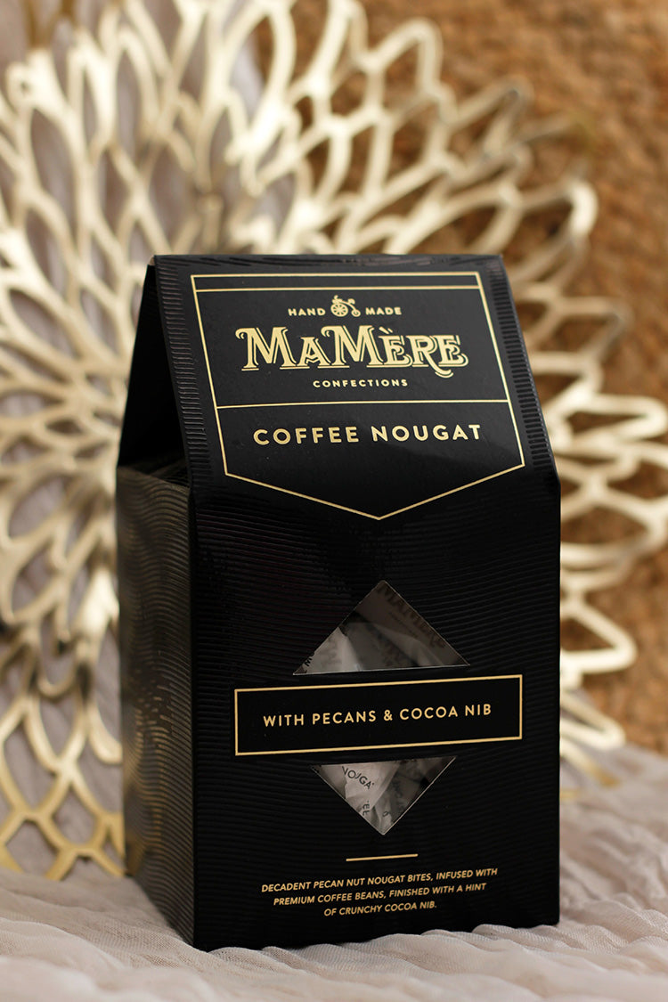 Coffee & Pecan Nougat Gift Box 150g