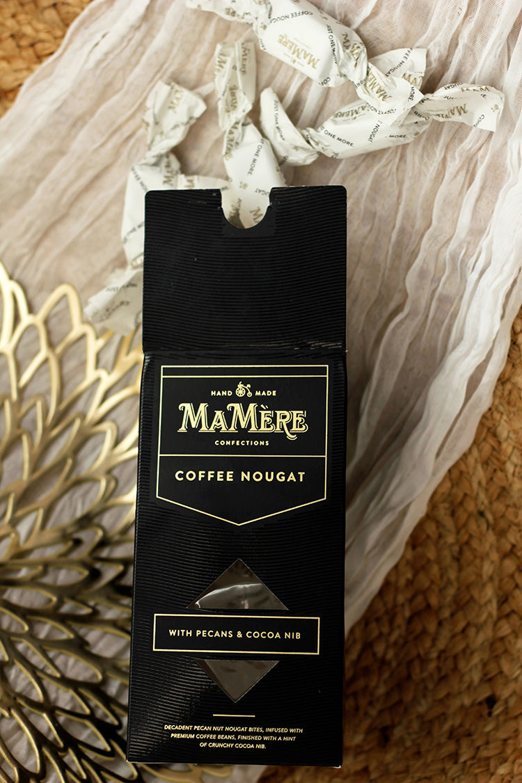 Coffee & Pecan Nougat Gift Box 150g