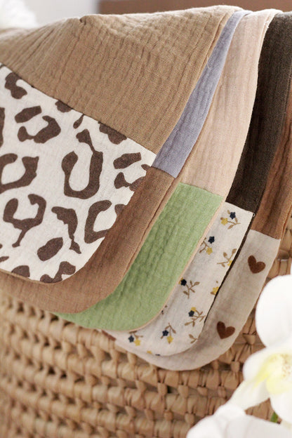 Cotton Baby Bib - Flowers