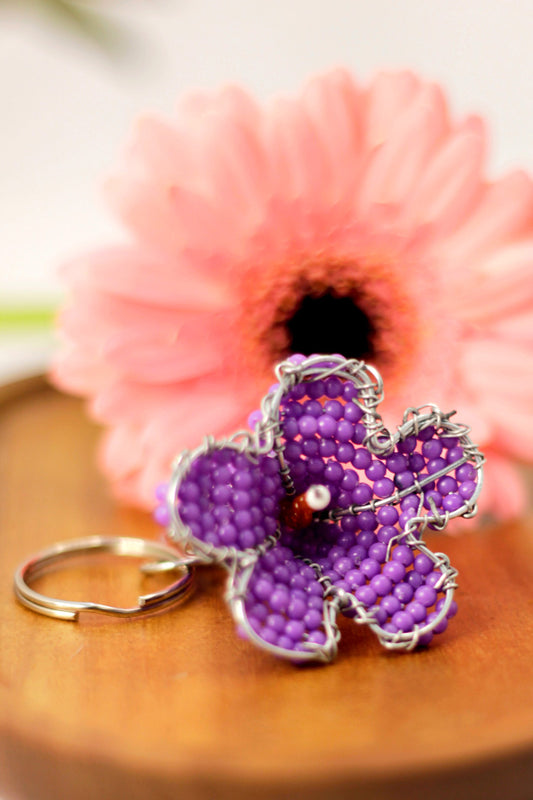Jacaranda Keyring