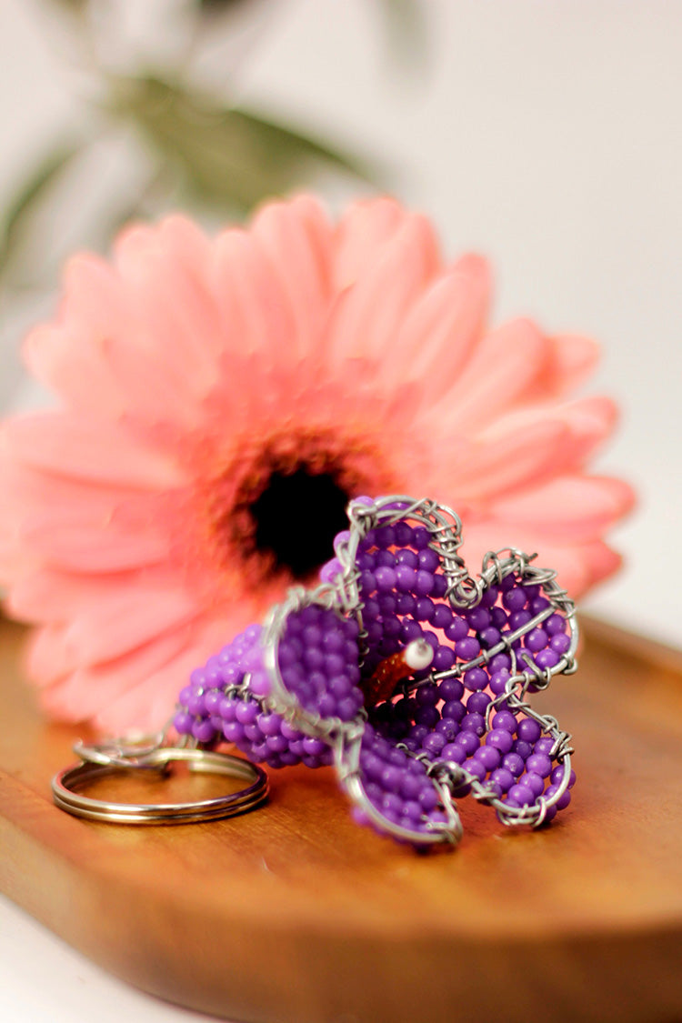 Jacaranda Keyring