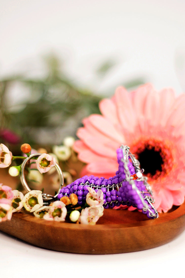 Jacaranda Keyring