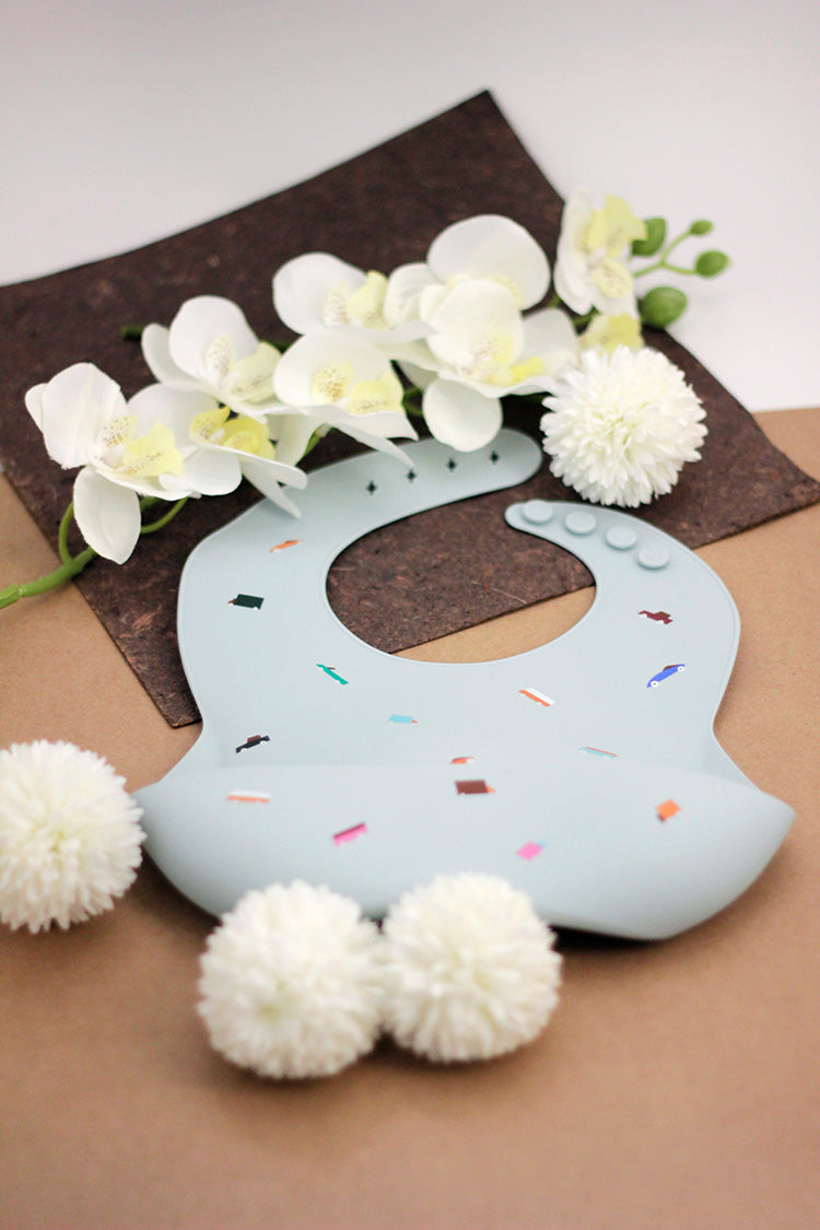 Silicone Baby Bib - Cars