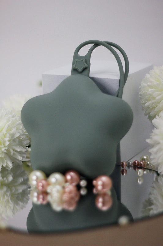 Silicone Pacifier Holder - Green