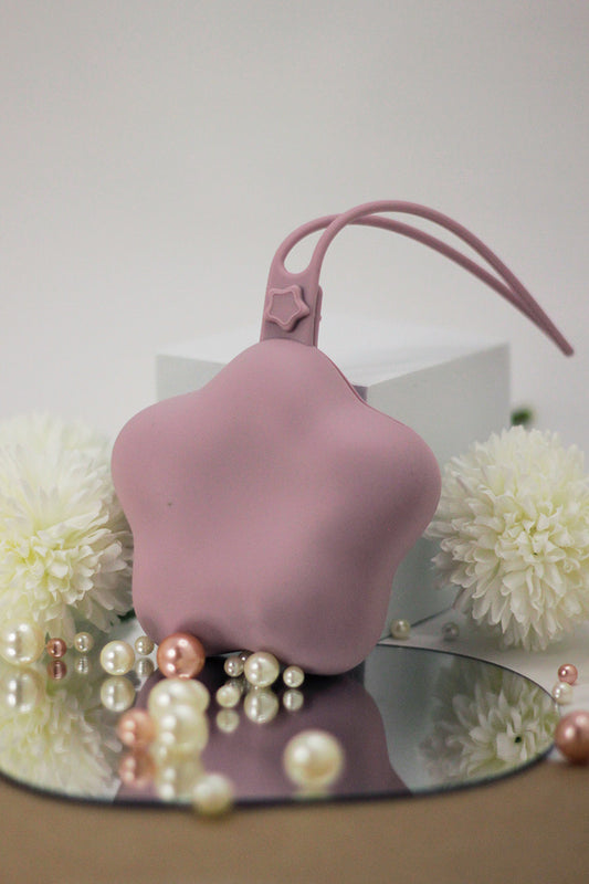 Silicone Pacifier Holder - Purple