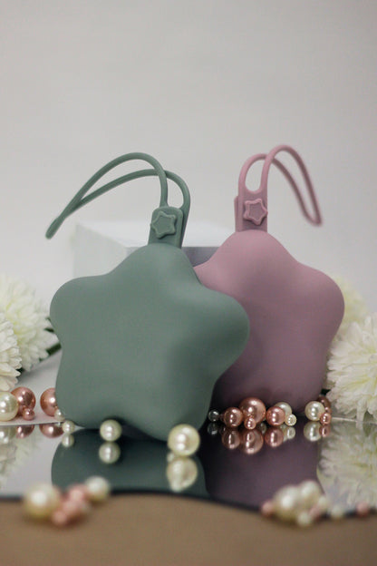 Silicone Pacifier Holder - Purple