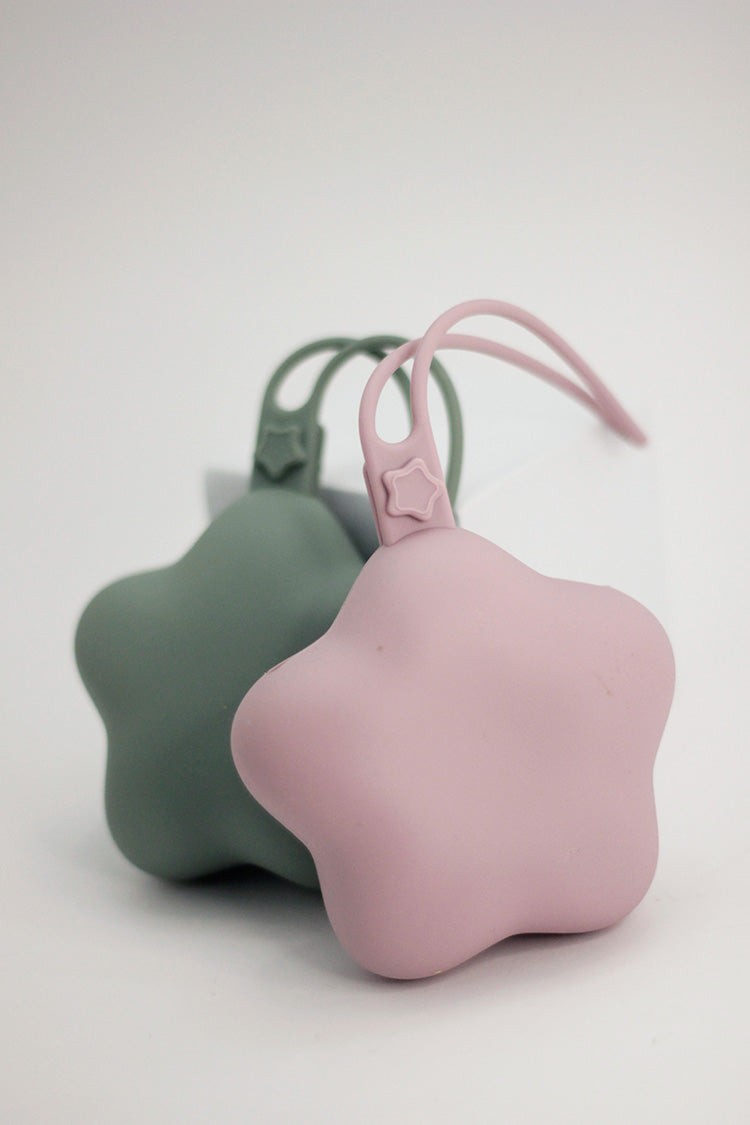Silicone Pacifier Holder - Purple