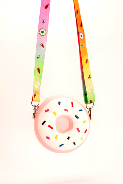 Silicone Round Doughnut Bag - Pink