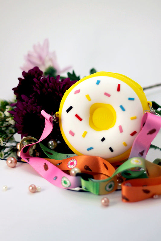 Silicone Round Doughnut Bag - Yellow