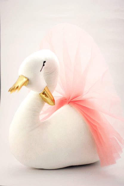 Wall Mount Swan Plushie