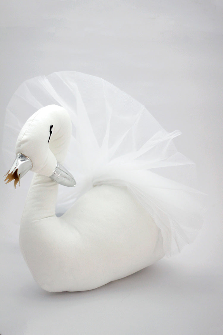 Wall Mount Swan Plushie