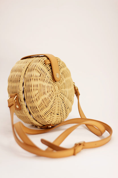 Woven Round Handbag